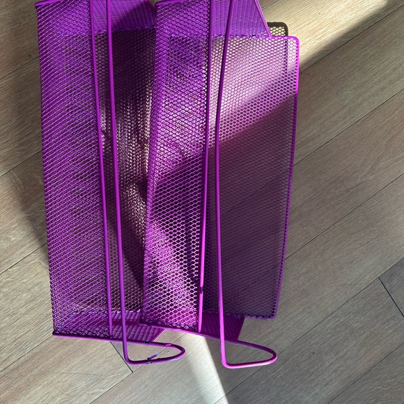 2 pink Bunk bed storage baskets (great for kids rooms !) - Picture 2 of 2